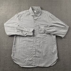 Eidos Shirt Adult Size 15 - 41 Striped Button Up Long Sleeve Luxury Casual Men's